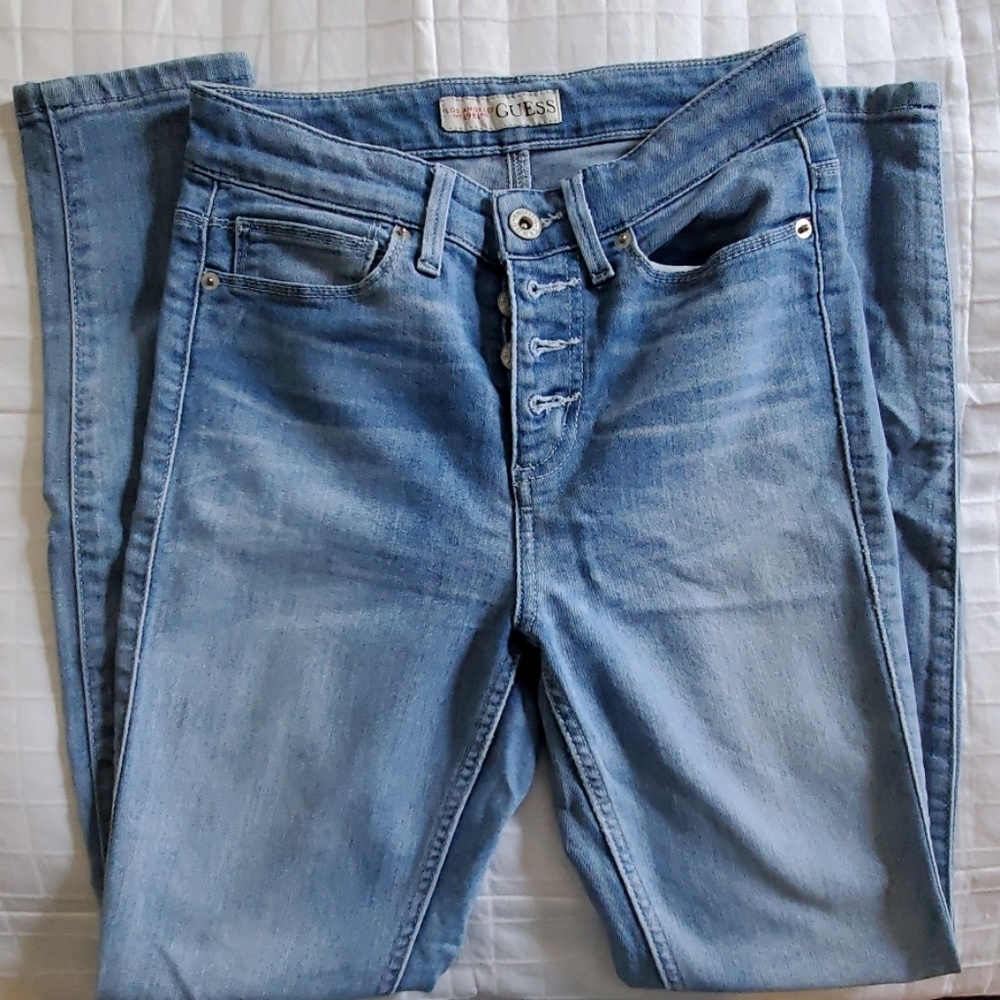 High Rise Skinny Guess Jeans